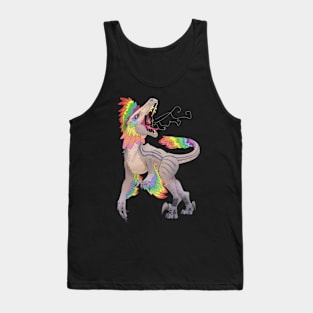 Rainbociraptor Tank Top